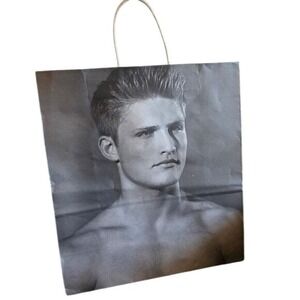 VTG Y2K 2005 Abercrombie‎ & Fitch Shopping Bag Models Graphic Back to School